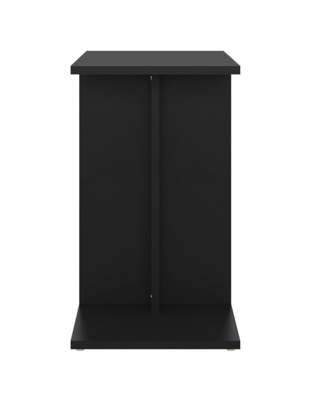 Tavolino Nero 50x30x50 cm in Legno Multistrato
