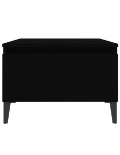 Tavolino Nero 50x46x35 cm in Legno Multistrato