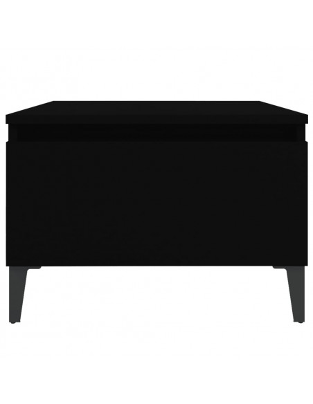 Tavolino Nero 50x46x35 cm in Legno Multistrato