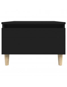 Tavolino Nero 50x46x35 cm in Legno Multistrato