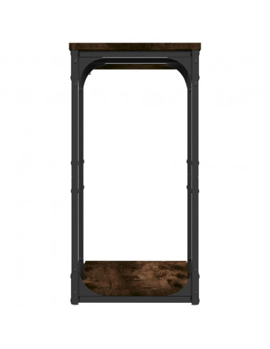 Tavolino Rovere Fumo 40x30x60 cm in Legno Multistrato