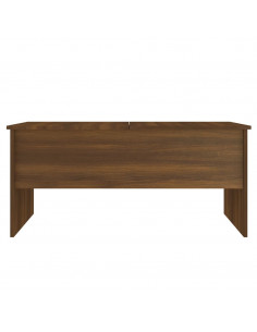 Tavolino Rovere Marrone 102x50,5x46,5 cm Legno Multistrato