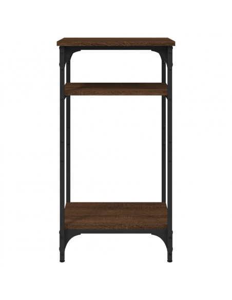 Tavolino Rovere Marrone 40x30x75 cm in Legno Multistrato