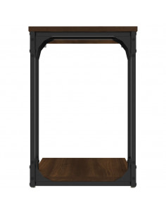 Tavolino Rovere Marrone 50x35x52 cm in Legno Multistrato