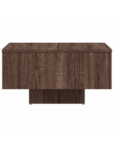 Tavolino Rovere Marrone 60x60x31,5 cm in Legno Multistrato