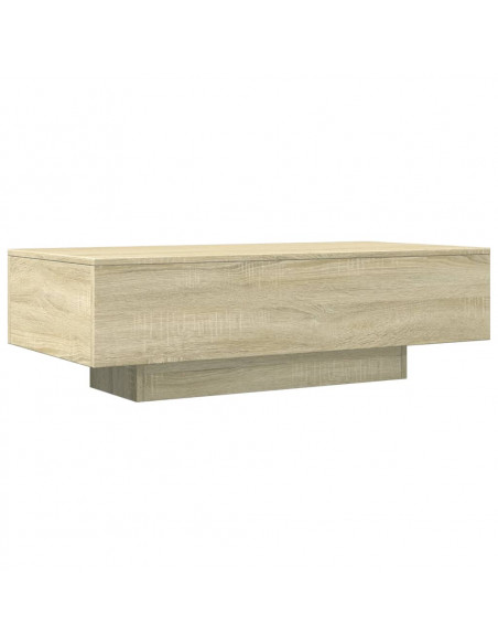 Tavolino Rovere Sonoma 100x49,5x31 cm in Legno Multistrato