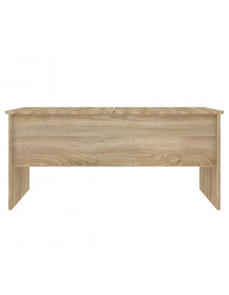 Tavolino Rovere Sonoma 102x50,5x46,5 cm in Legno Multistrato