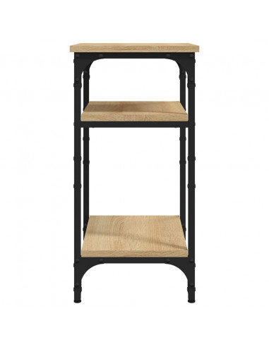 Tavolino Rovere Sonoma 35x30x60 cm in Legno Multistrato