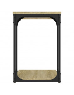 Tavolino Rovere Sonoma 50x35x52 cm in Legno Multistrato