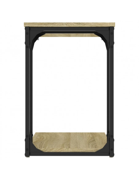 Tavolino Rovere Sonoma 50x35x52 cm in Legno Multistrato