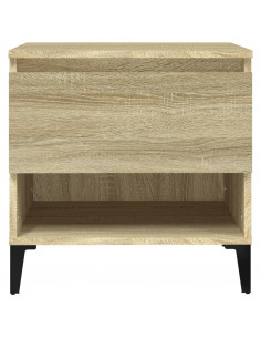 Tavolino Rovere Sonoma 50x46x50 cm in Legno Multistrato