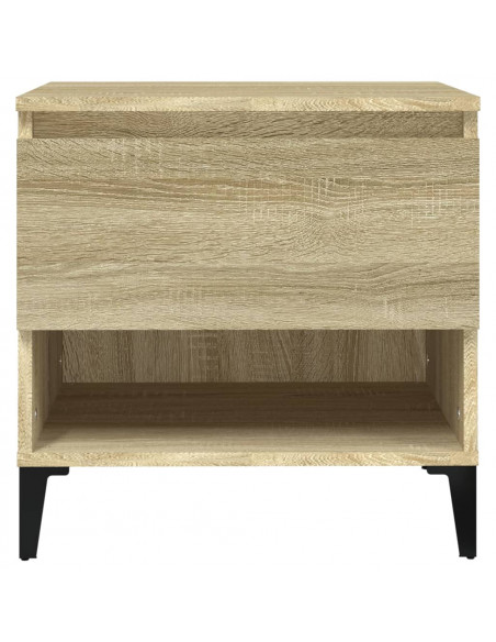 Tavolino Rovere Sonoma 50x46x50 cm in Legno Multistrato