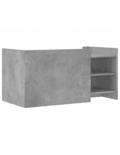 Tavolino Salotto Grigio Cemento 100x50x50 cm Legno Multistrato