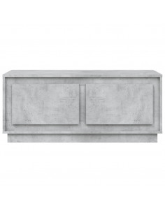 Tavolino Salotto Grigio Cemento 102x50x44 cm Legno Multistrato