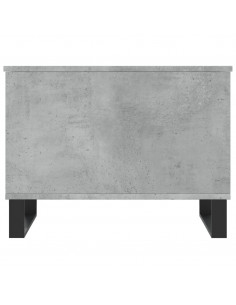 Tavolino Salotto Grigio Cemento 60x44,5x45 cm Legno Multistrato
