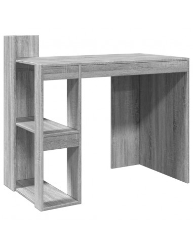 Scrivania Grigio Sonoma 103,5x56,5x94 cm in Legno Multistrato