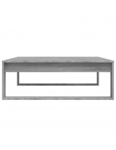Tavolino Salotto Grigio Sonoma 100x100x35 cm Legno Multistrato