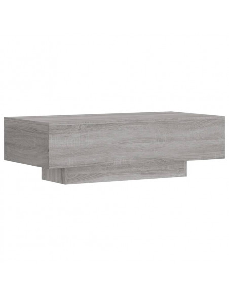 Tavolino Salotto Grigio Sonoma 100x49,5x31 cm Legno Multistrato