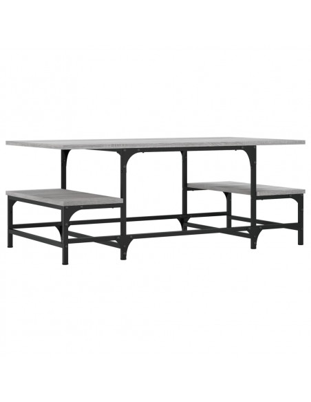 Tavolino Salotto Grigio Sonoma 100x50,5x40 cm Legno Multistrato