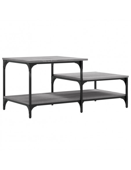 Tavolino Salotto Grigio Sonoma 100x50,5x45cm Legno Multistrato