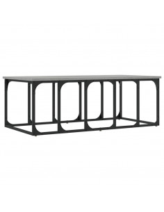 Tavolino Salotto Grigio Sonoma 100x50x35,5cm Legno Multistrato