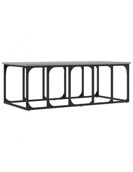 Tavolino Salotto Grigio Sonoma 100x50x35,5cm Legno Multistrato