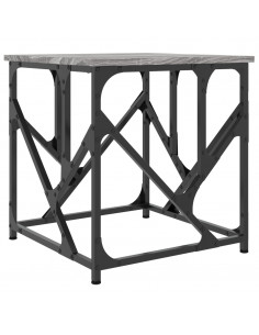 Tavolino Salotto Grigio Sonoma 45x45x47,5 cm Legno Multistrato