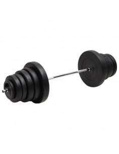 Bilanciere con Dischi 90 kg 2