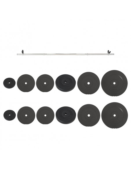 Bilanciere con Dischi 90 kg