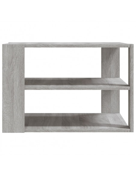 Tavolino Salotto Grigio Sonoma 59,5x59,5x40cm Legno Multistrato