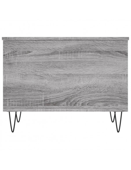 Tavolino Salotto Grigio Sonoma 60x44,5x45 cm Legno Multistrato