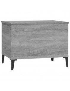 Tavolino Salotto Grigio Sonoma 60x44,5x45 cm Legno Multistrato