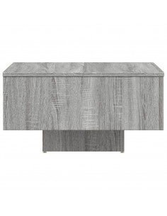 Tavolino Salotto Grigio Sonoma 60x60x31,5 cm Legno Multistrato