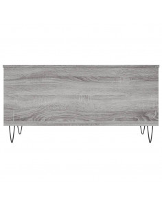 Tavolino Salotto Grigio Sonoma 90x44,5x45 cm Legno Multistrato
