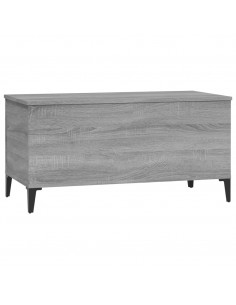 Tavolino Salotto Grigio Sonoma 90x44,5x45 cm Legno Multistrato