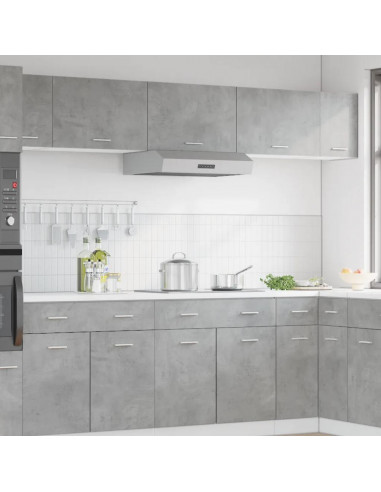 Mobile Pensile Grigio Cemento 60x31x40 cm in Legno Multistrato