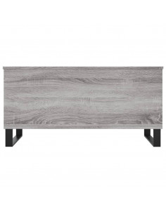 Tavolino Salotto Grigio Sonoma 90x44,5x45 cm Legno Multistrato