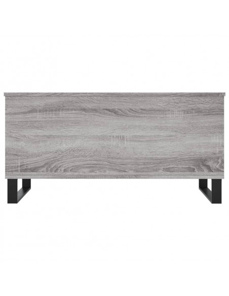 Tavolino Salotto Grigio Sonoma 90x44,5x45 cm Legno Multistrato