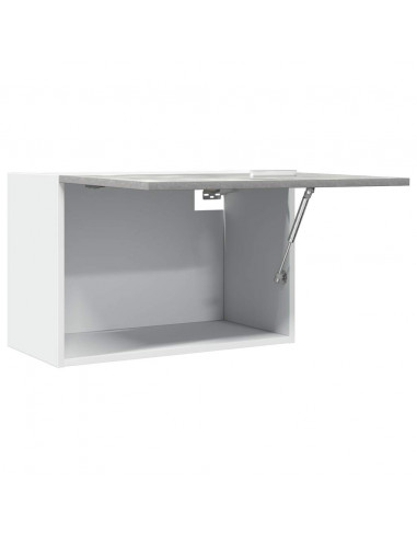 Mobile Pensile Grigio Cemento 60x31x40 cm in Legno Multistrato