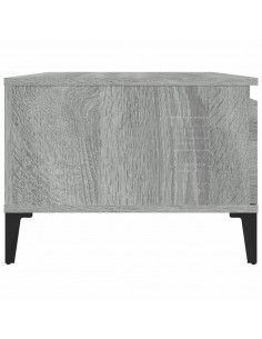 Tavolino Salotto Grigio Sonoma 90x50x36,5 cm Legno Multistrato