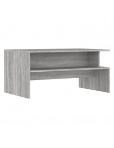 Tavolino Salotto Grigio Sonoma 90x55x42,5 cm Legno Multistrato