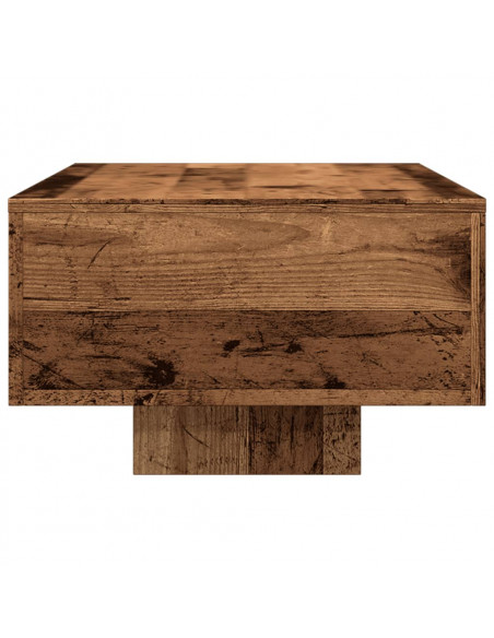 Tavolino Salotto Legno Antico 100x49,5x31 cm Legno Multistrato
