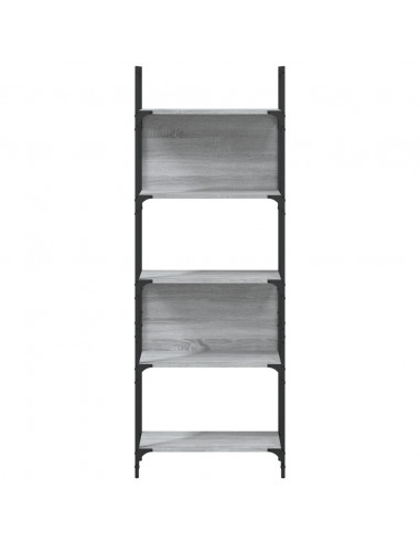 Libreria 5Ripiani Grigio Sonoma 60,5x24x166,5 Legno Multistrato