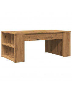 Tavolino Salotto Rovere Artigianale 102x55x42 cm Multistrato