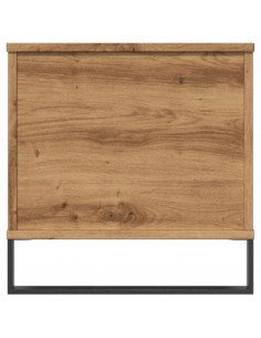 Tavolino Salotto Rovere Artigianale 90x44,5x45 cm in Truciolato