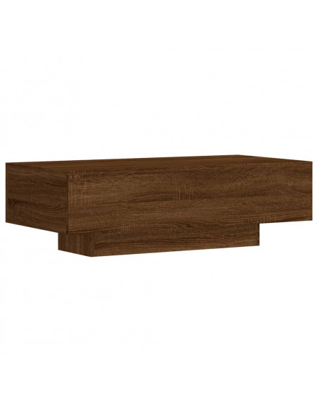 Tavolino Salotto Rovere Marrone 100x49,5x31cm Legno Multistrato
