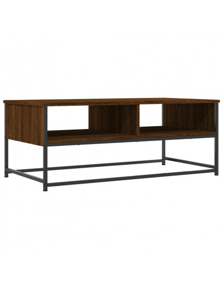 Tavolino Salotto Rovere Marrone 100x51x40 cm Legno Multistrato