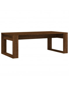 Tavolino Salotto Rovere Marrone 102x50x35 cm Legno Multistrato
