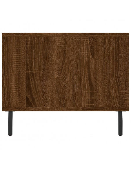 Tavolino Salotto Rovere Marrone 102x50x40 cm Legno Multistrato
