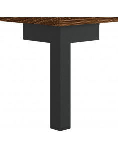 Tavolino Salotto Rovere Marrone 102x50x40 cm Legno Multistrato